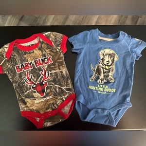 REALTREE and Carhartt onesie